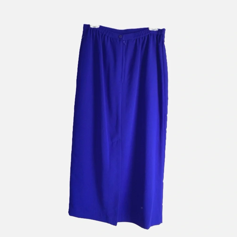 Plaza South Royal Blue Skirt Suit 12